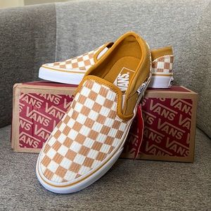 Vans Asher Slip On Sneaker Golden Yellow Size 7.5